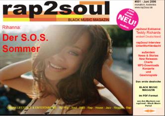 rap2soul - Black Music Magazin #001 - Juni 2006