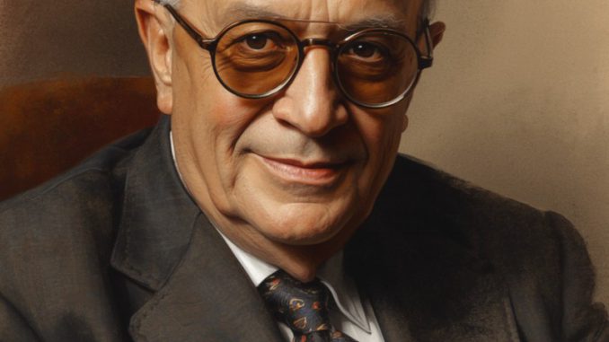 Clive Davis in Kohle (KI-Art)