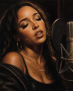 Tinashe in Kohle (KI-Art)
