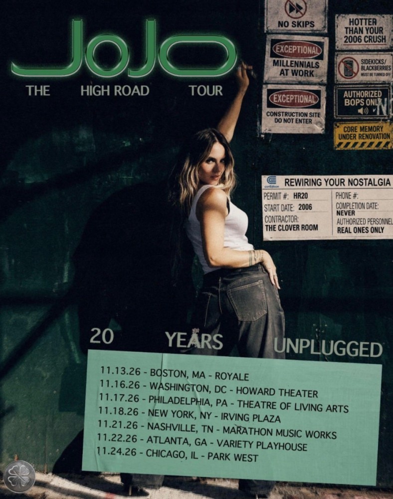 JoJo feiert 20 Jahre „The High Road“ mit exklusiver Unplugged‑Tour
